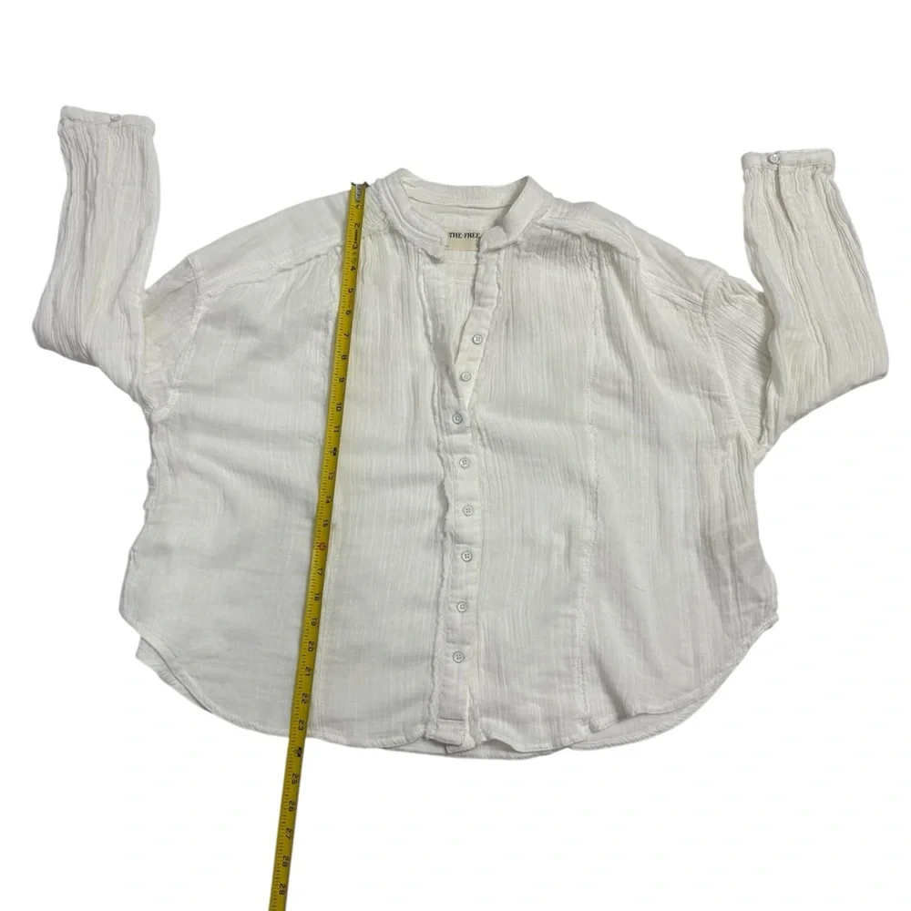 Free People Valley Double Cloth‎ Shirt, Size SMALL